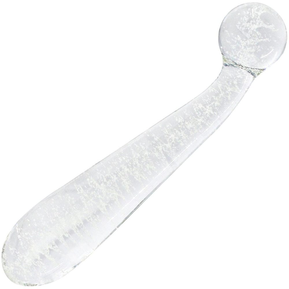 A-Spot Dildos | Firefly Glass G-spot Glow Wand by – Clear