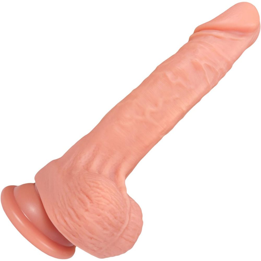 A-Spot Dildos | The Dreamer 6 Inch Silicone Realistic Dildo With Balls & Suction Cup Base – Vanilla