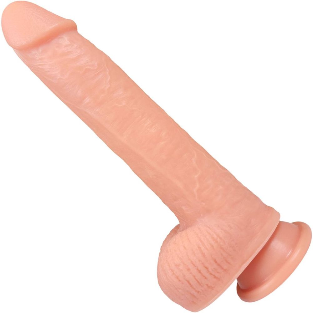 A-Spot Dildos | The Engineer 7 Inch Silicone Realistic Dildo With Balls & Suction Cup Base – Vanilla