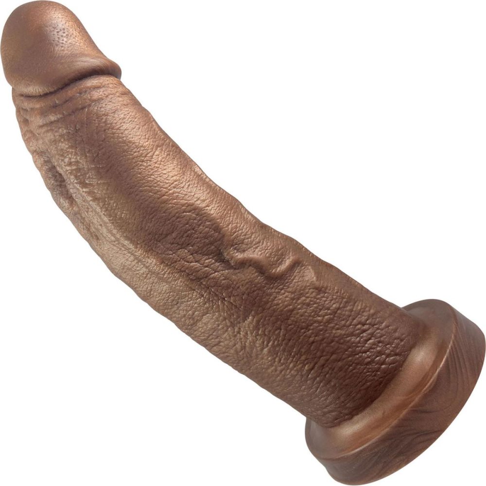 A-Spot Dildos | The Maximus Giant 8.75" Platinum Silicone Ultrarealistic Dildo – Chocolate