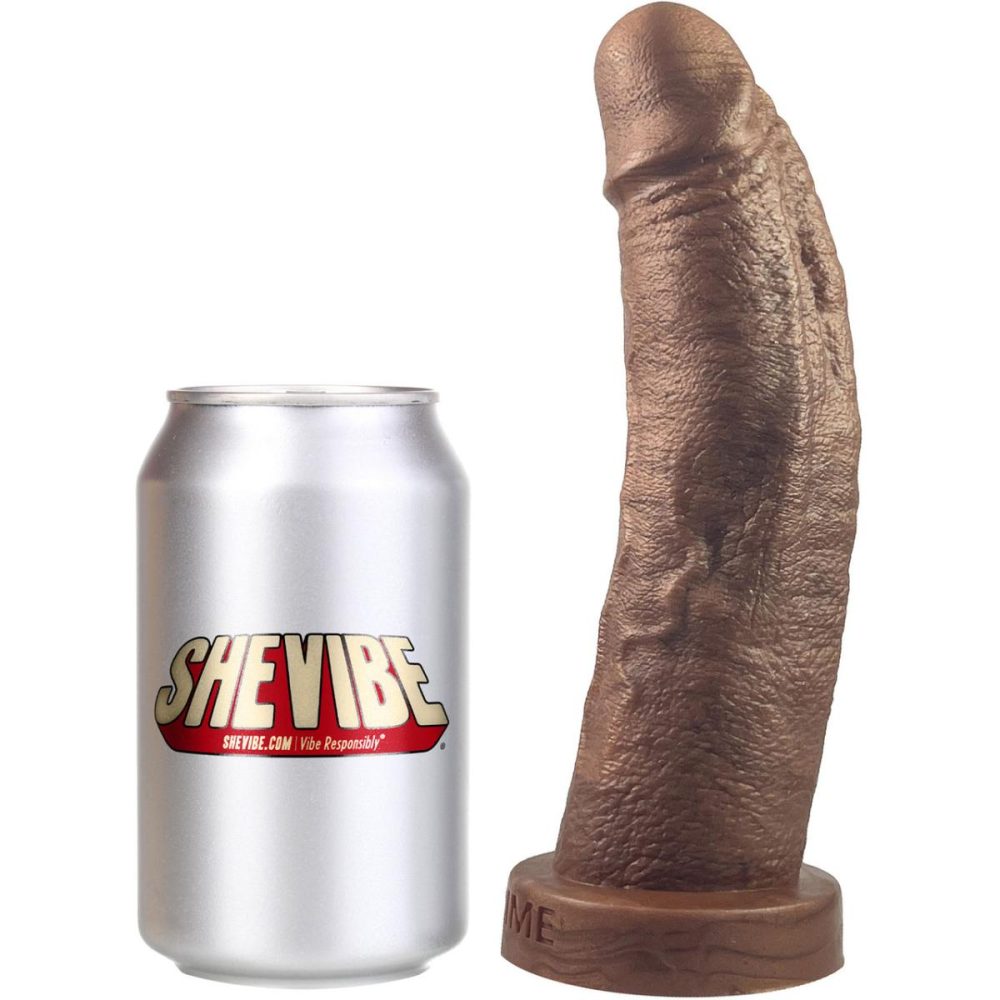 A-Spot Dildos | The Maximus Medium 8.25" Platinum Silicone Ultrarealistic Dildo – Chocolate