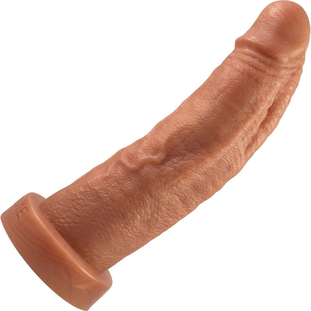 A-Spot Dildos | The Maximus Small 6.5" Platinum Silicone Ultrarealistic Dildo – Caramel