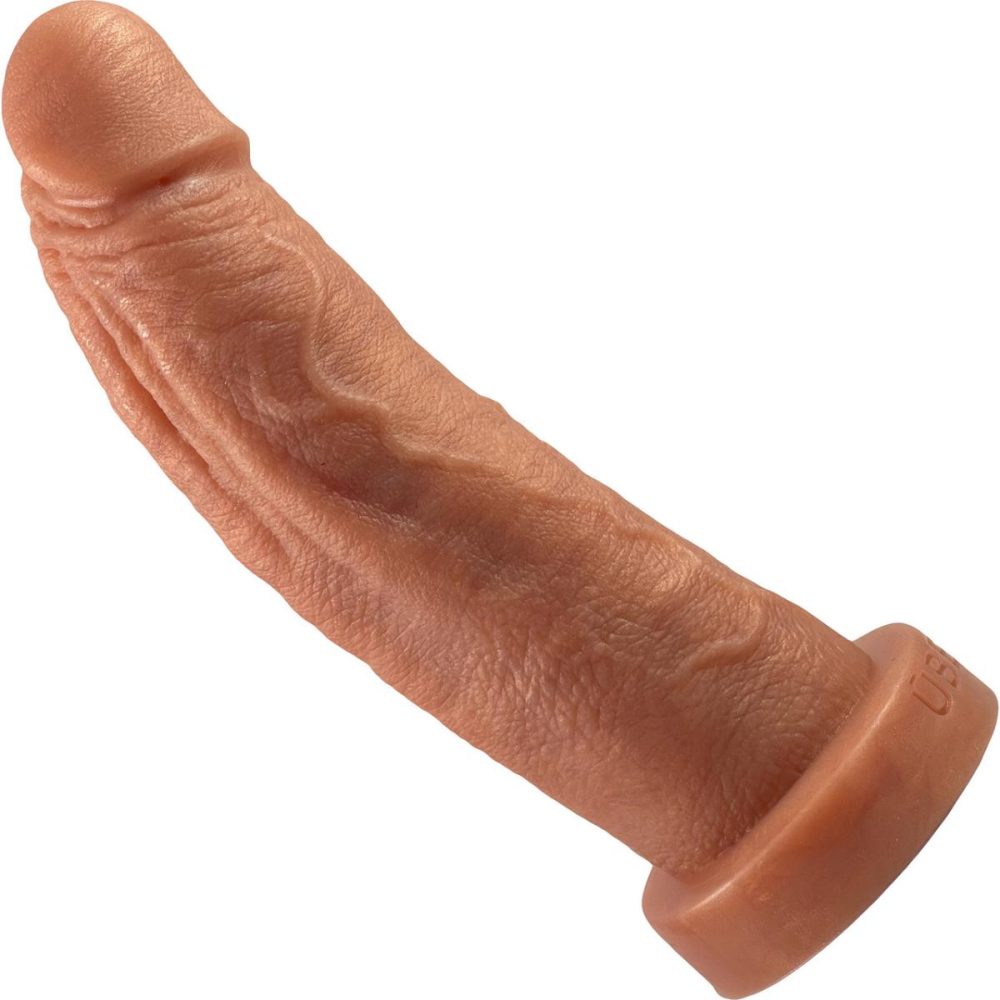 A-Spot Dildos | The Maximus Small 6.5" Platinum Silicone Ultrarealistic Dildo – Caramel