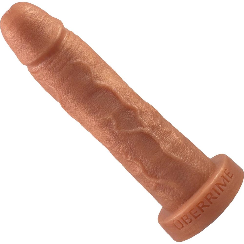 A-Spot Dildos | The Maximus Small 6.5" Platinum Silicone Ultrarealistic Dildo – Caramel