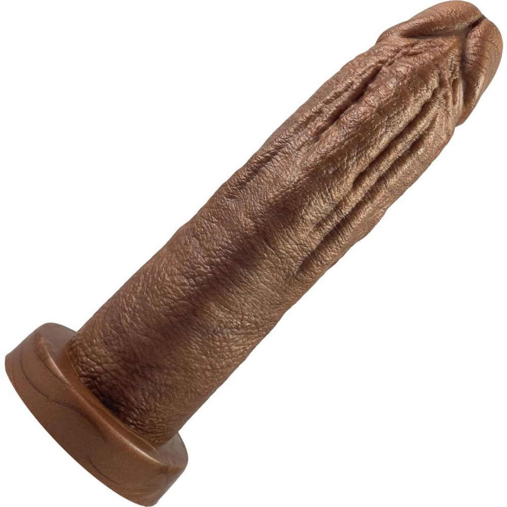 A-Spot Dildos | The Maximus Small 6.5" Platinum Silicone Ultrarealistic Dildo – Chocolate