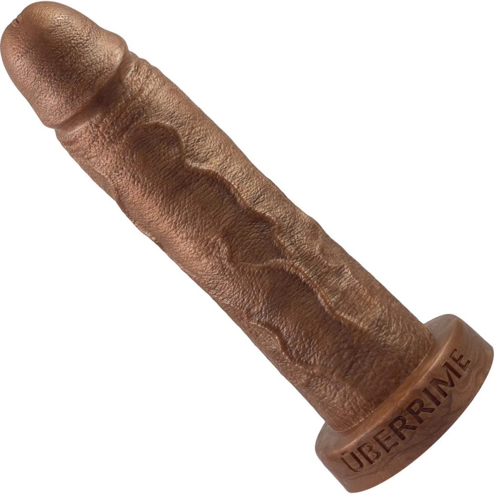 A-Spot Dildos | The Maximus Small 6.5" Platinum Silicone Ultrarealistic Dildo – Chocolate