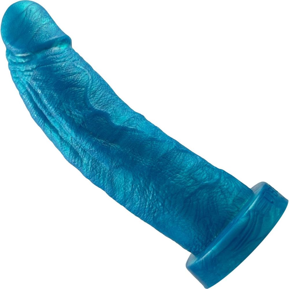 A-Spot Dildos | The Maximus Small 6.5" Platinum Silicone Ultrarealistic Dildo – Mermaid Blue