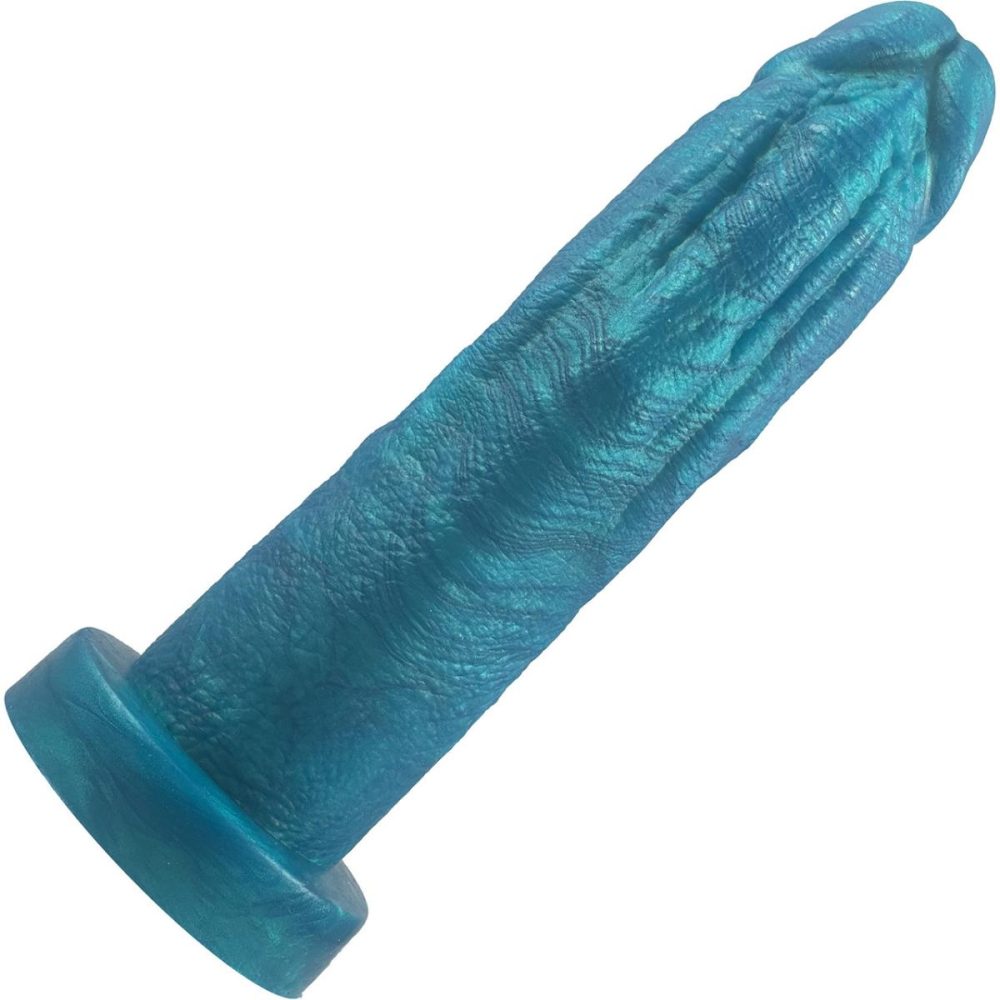 A-Spot Dildos | The Maximus Small 6.5" Platinum Silicone Ultrarealistic Dildo – Mermaid Blue