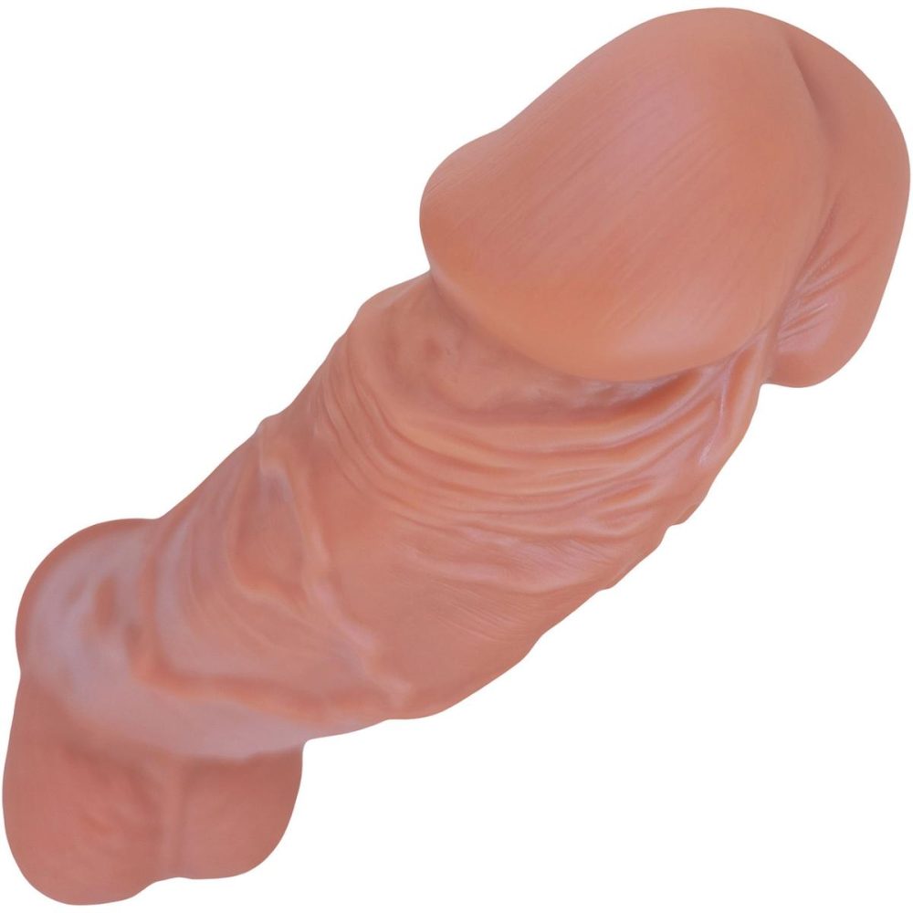 A-Spot Dildos | The Wizard 10 Inch Silicone Realistic Dildo With Balls & Suction Cup Base – Vanilla