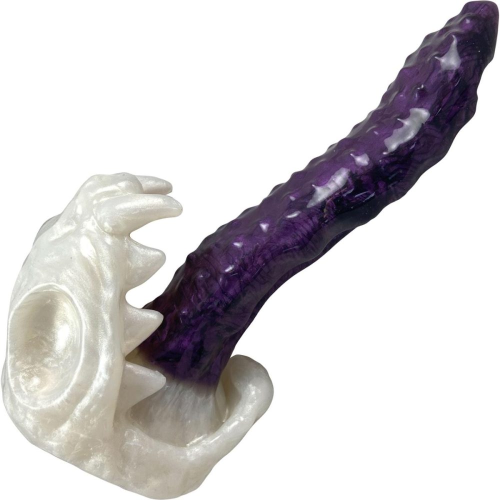 A-Spot Dildos | Venomaw Platinum Silicone Fantasy Dildo