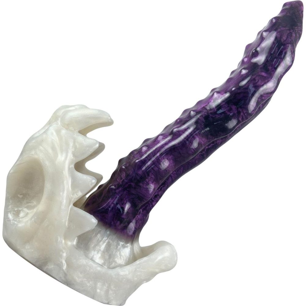 A-Spot Dildos | Venomaw Platinum Silicone Fantasy Dildo