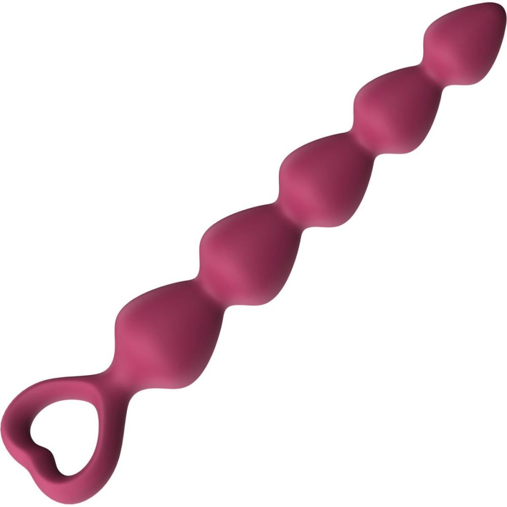 Anal Beads | Bing Bang Silicone Anal Beads Love To Love – Medium, Plum Star