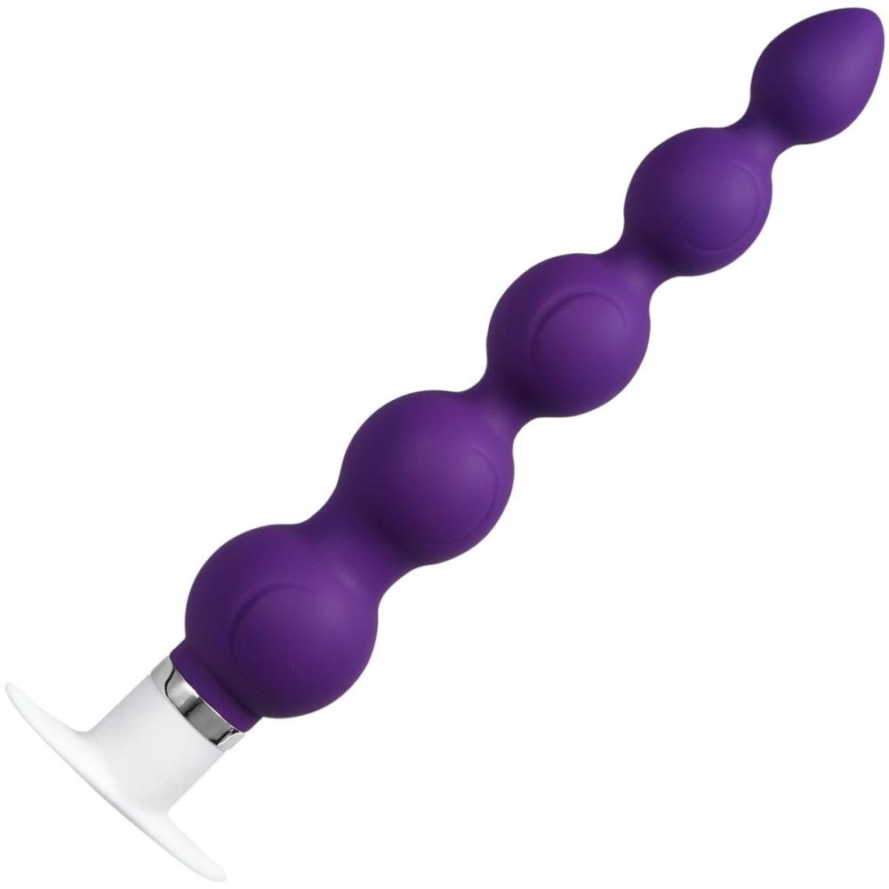 Anal Beads | Quaker Silicone Anal Vibe by VeDO – Into You Indigo