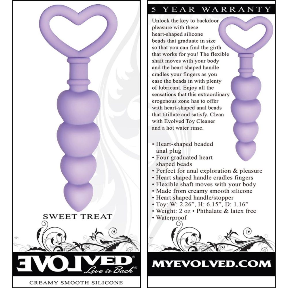 Anal Beads | Sweet Treat Silicone Anal Beads – Purple