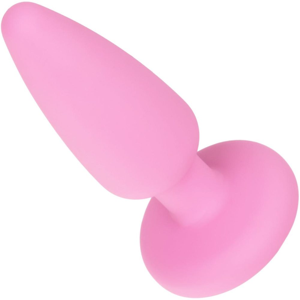 Anal Trainer Kits | First Time Crystal Booty Silicone Anal Trainer Kit With Three Jeweled Plugs by – Pink