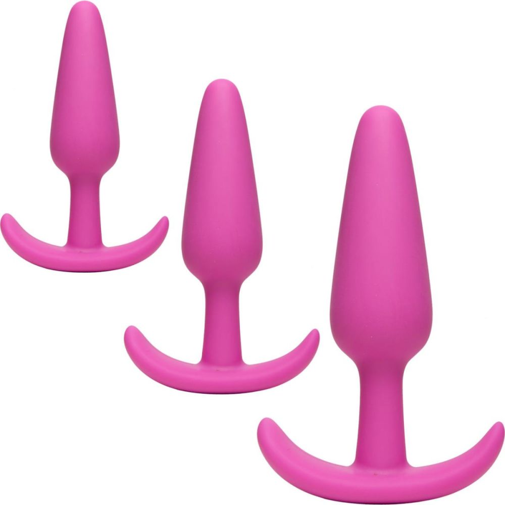 Anal Trainer Kits | Mood Naughty 1 Silicone Butt Plug Trainer Set by – Pink