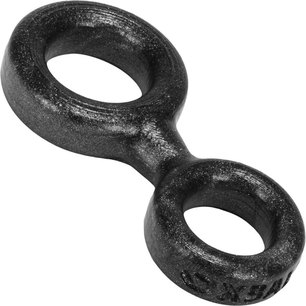 Ball Stretchers | 8-Ball Silicone Cock & Ball Ring – Black