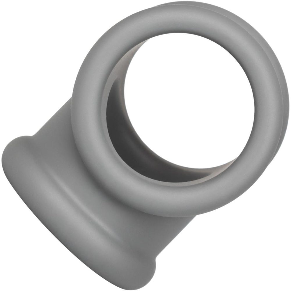 Ball Stretchers | Alpha Liquid Silicone Precision Cock & Balls Ring – Grey