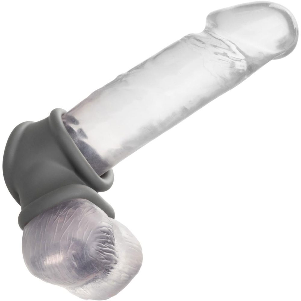 Ball Stretchers | Alpha Liquid Silicone Precision Cock & Balls Ring – Grey