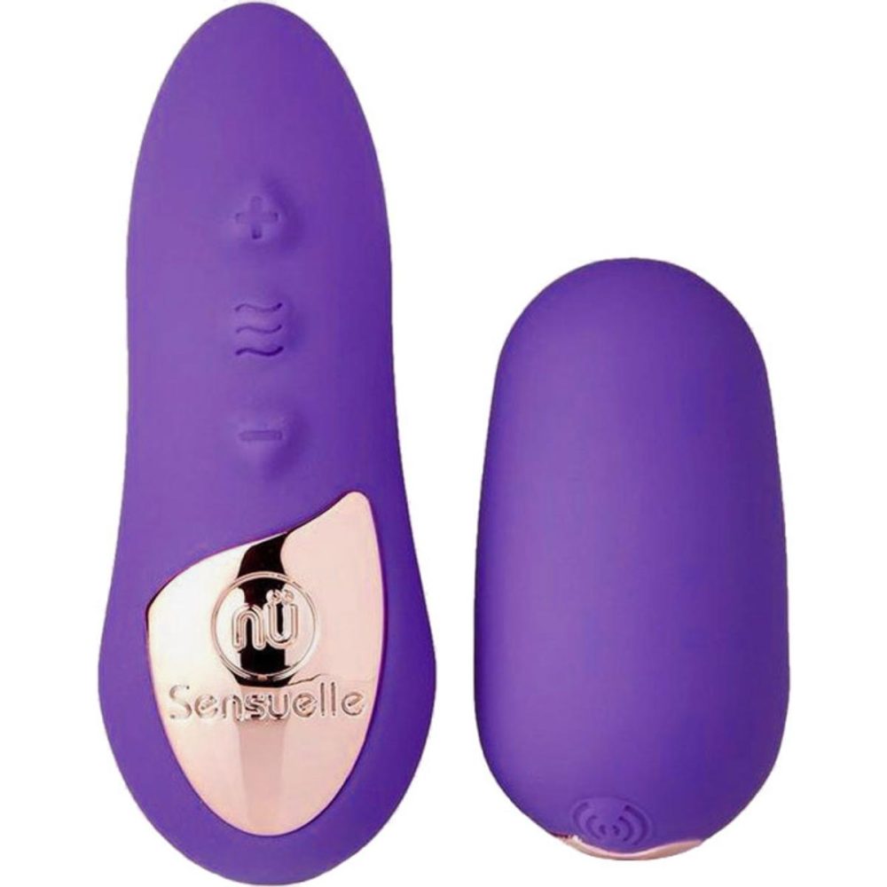 Bullet & Egg Vibrators | 15-Function Remote Control Waterproof Vibrating Petite Egg Nu Sensuelle – Purple