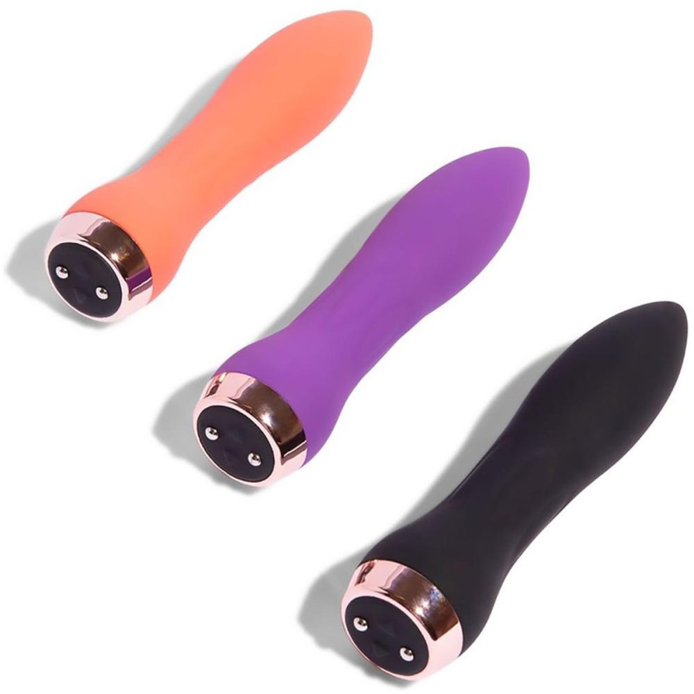 Bullet & Egg Vibrators | 60SX AMP Silicone Rechargeable Powerful Bullet Vibrator Nu Sensuelle – Black