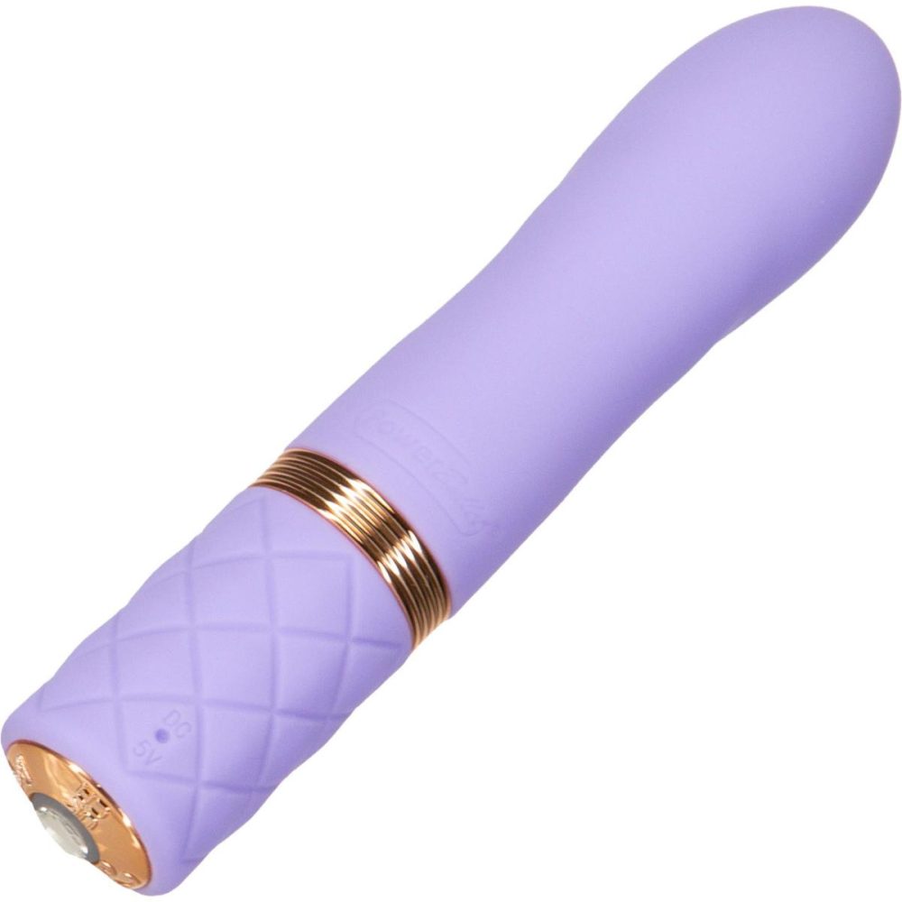 Bullet & Egg Vibrators | Flirty Special Edition Silicone Waterproof Mini Vibrator – Purple & Rose Gold