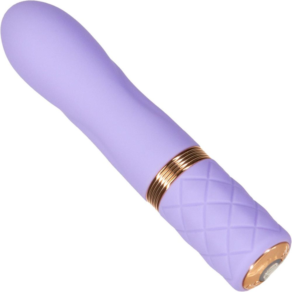 Bullet & Egg Vibrators | Flirty Special Edition Silicone Waterproof Mini Vibrator – Purple & Rose Gold