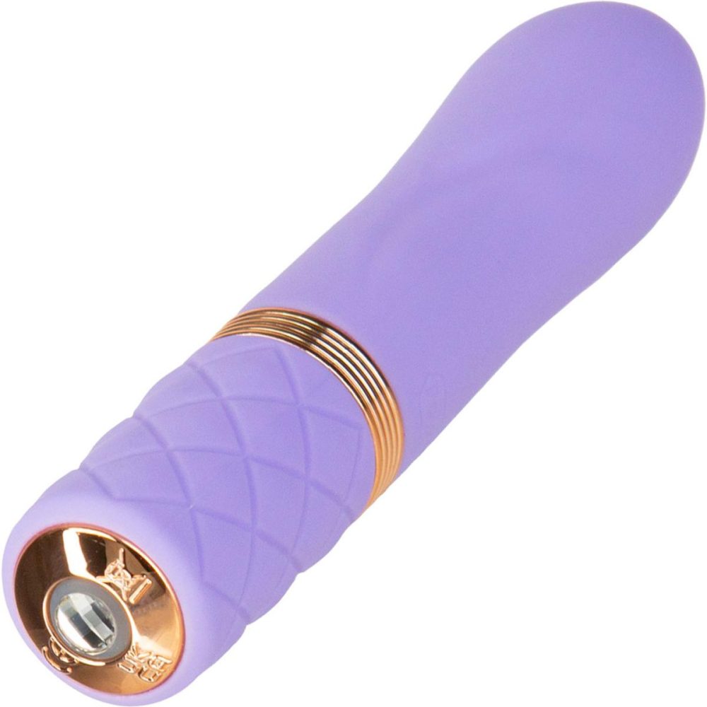 Bullet & Egg Vibrators | Flirty Special Edition Silicone Waterproof Mini Vibrator – Purple & Rose Gold