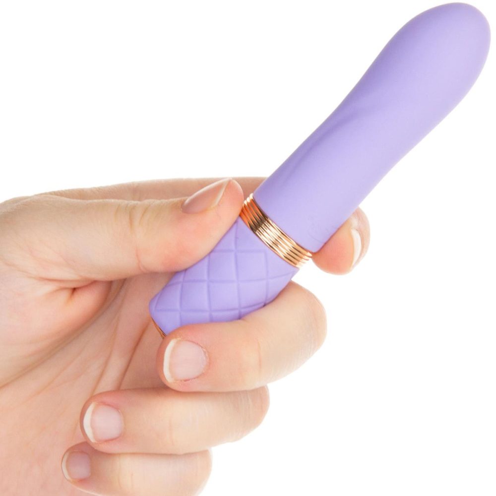 Bullet & Egg Vibrators | Flirty Special Edition Silicone Waterproof Mini Vibrator – Purple & Rose Gold