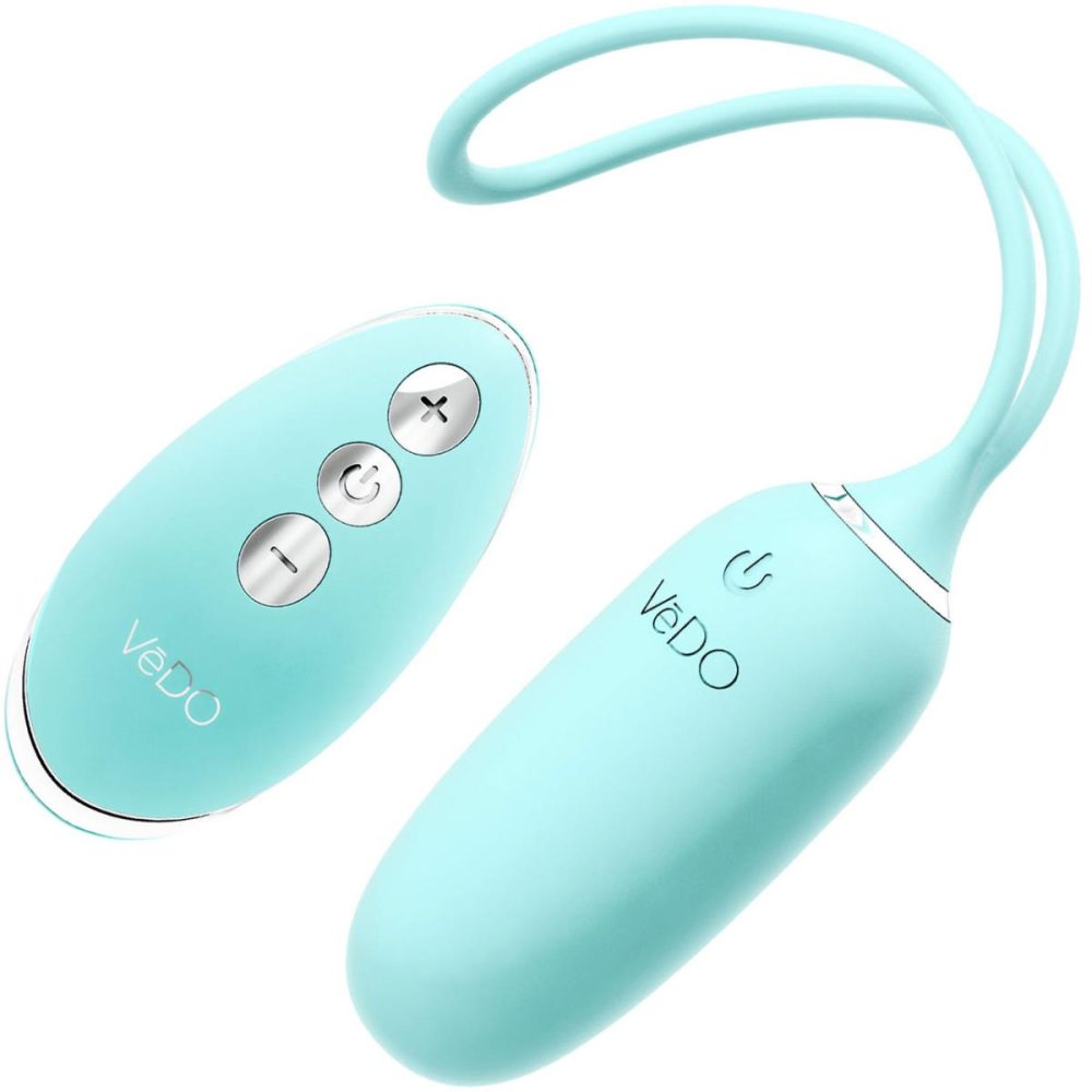 Bullet & Egg Vibrators | KIWI Rechargeable Remote Controlled Silicone Vibrating Bullet VeDO – Tease Me Turquoise