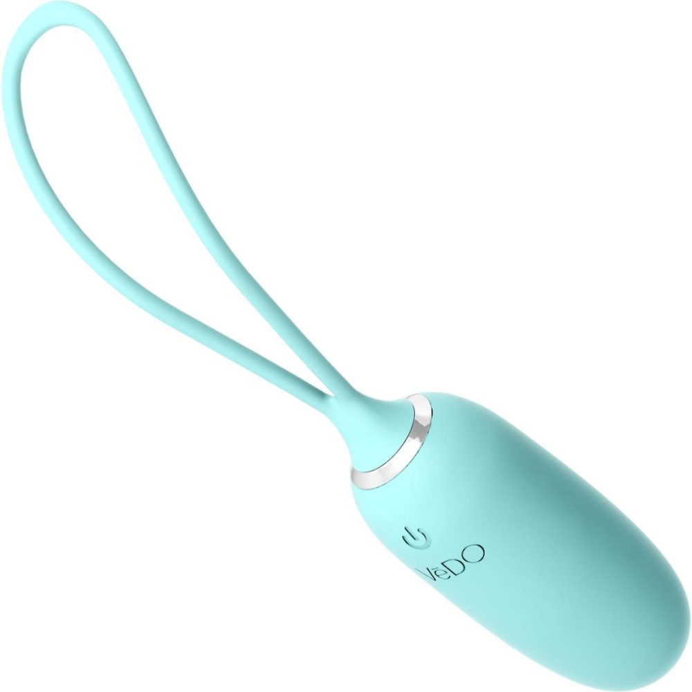 Bullet & Egg Vibrators | KIWI Rechargeable Remote Controlled Silicone Vibrating Bullet VeDO – Tease Me Turquoise