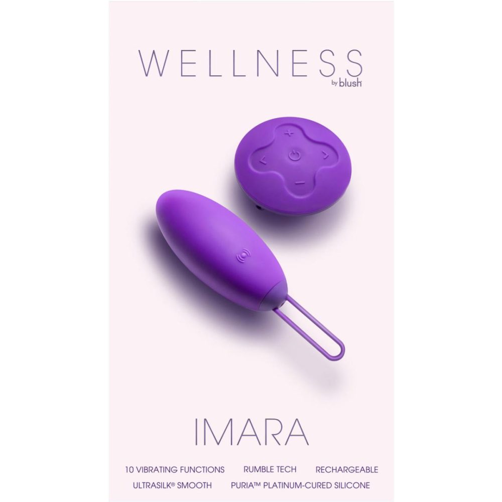 Bullet & Egg Vibrators | Wellness Imara Rechargeable Waterproof Silicone Vibrating Egg With Remote