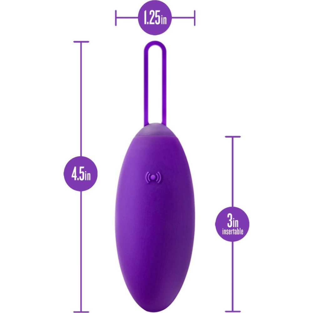 Bullet & Egg Vibrators | Wellness Imara Rechargeable Waterproof Silicone Vibrating Egg With Remote