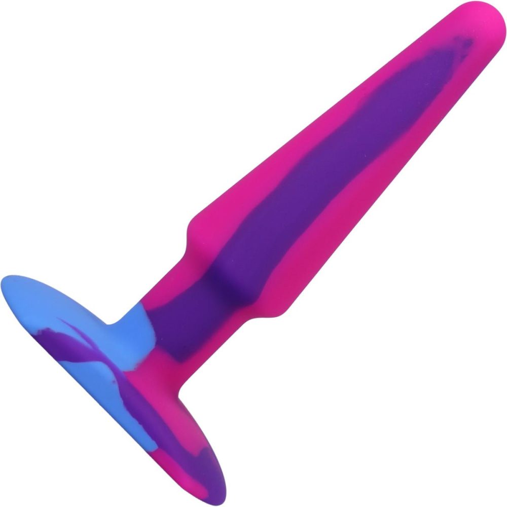 Butt Plugs & Probes | A-Play Groovy Silicone 5" Anal Plug – Berry