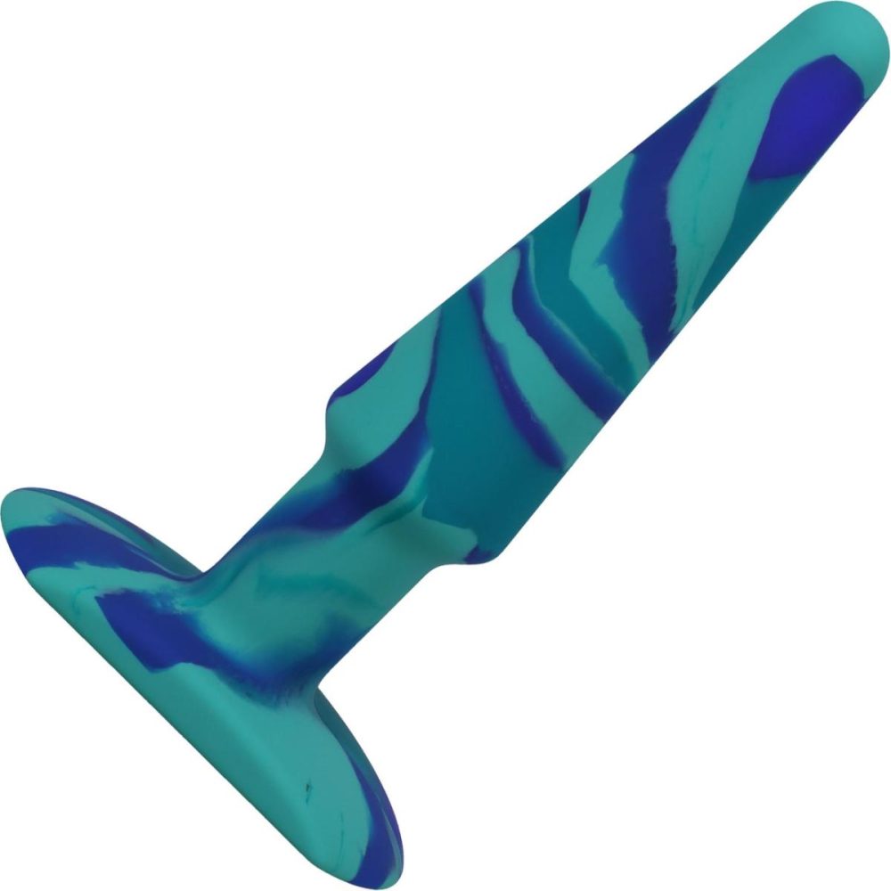 Butt Plugs & Probes | A-Play Groovy Silicone 5" Anal Plug – Ocean