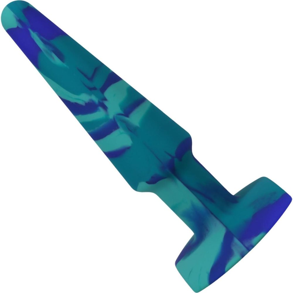 Butt Plugs & Probes | A-Play Groovy Silicone 5" Anal Plug – Ocean