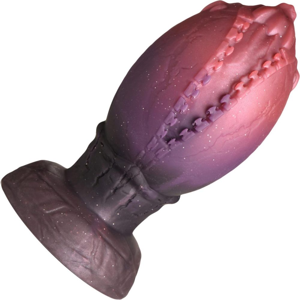 Butt Plugs & Probes | Dragon Hatch Silicone Egg 7" Butt Plug With Suction Cup – XL