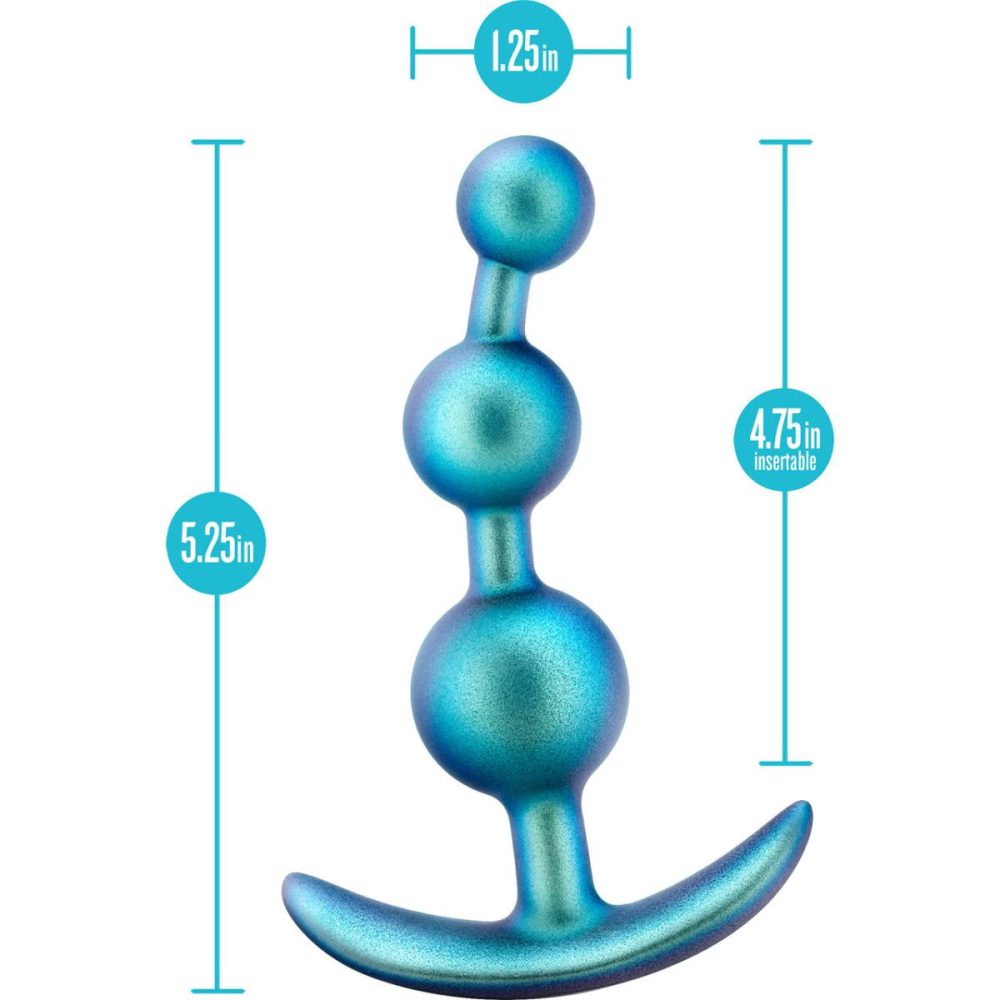 Butt Plugs & Probes | Anal Adventures Matrix Gamma Silicone Butt Plug – Neptune Teal