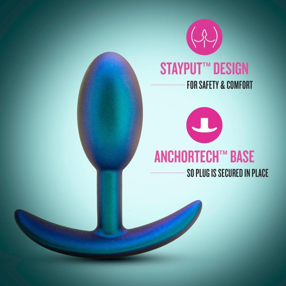 Butt Plugs & Probes | Anal Adventures Matrix Nebula Silicone Butt Plug – Lunar Blue