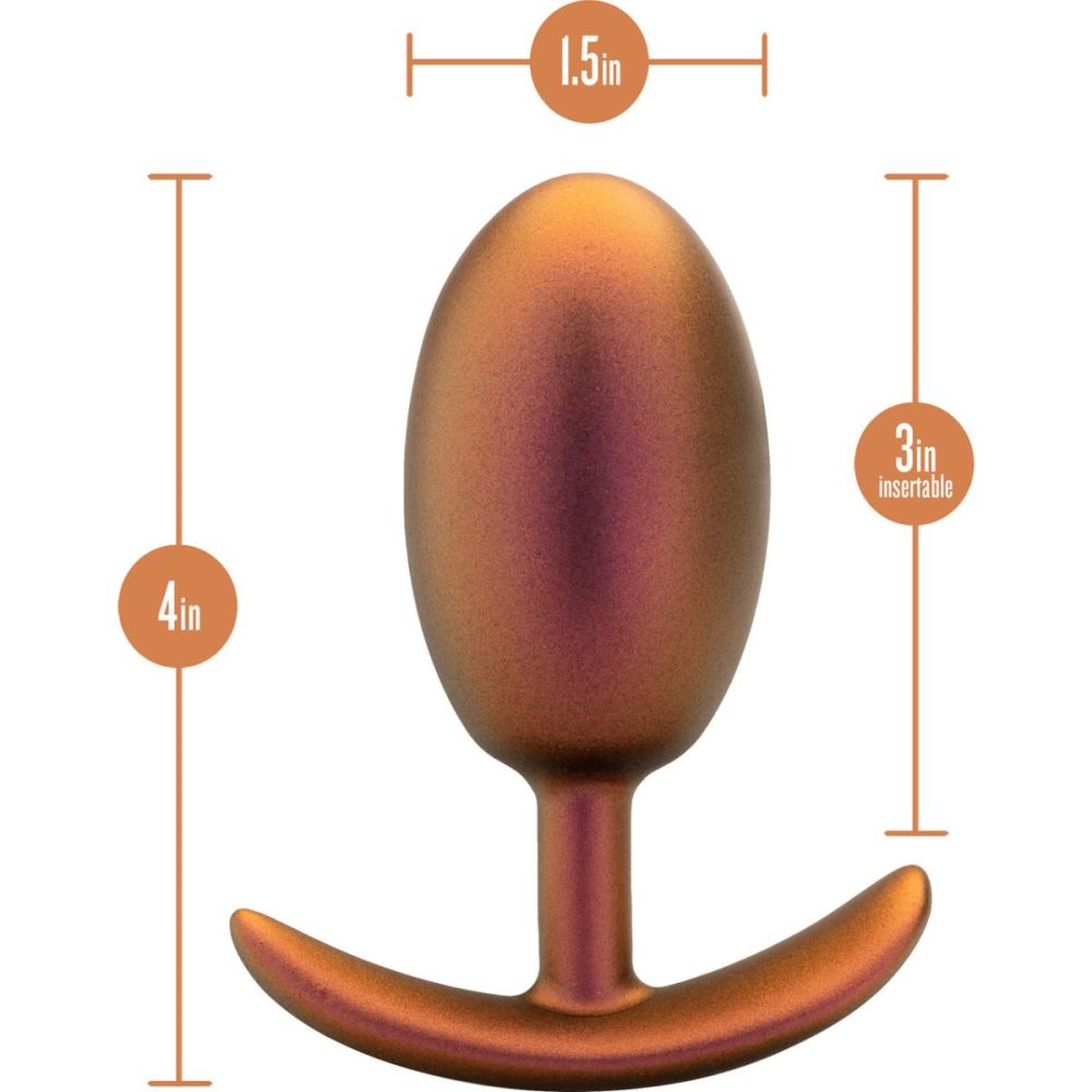 Butt Plugs & Probes | Anal Adventures Matrix Neutron Silicone Butt Plug – Cosmic Copper