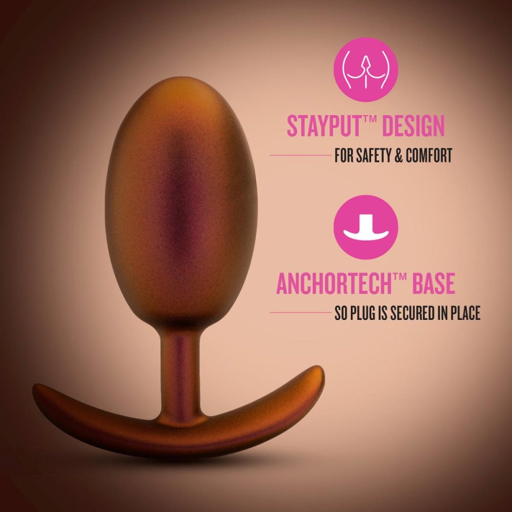 Butt Plugs & Probes | Anal Adventures Matrix Neutron Silicone Butt Plug – Cosmic Copper