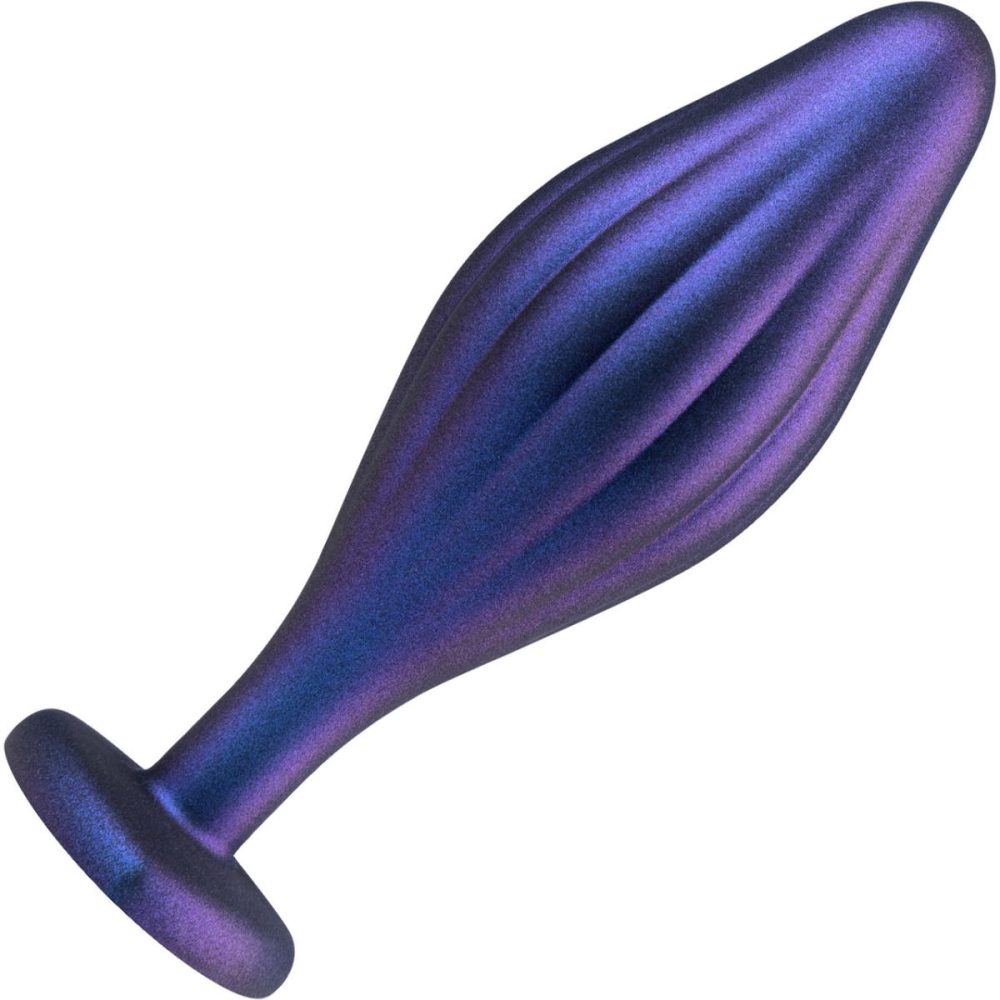 Butt Plugs & Probes | Anal Adventures Matrix Wavy Bling Silicone Butt Plug – Sapphire