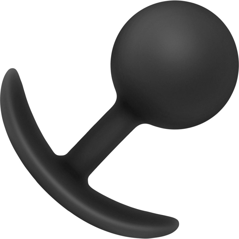 Butt Plugs & Probes | Anal Adventures Platinum Silicone Vibra Plug – Black