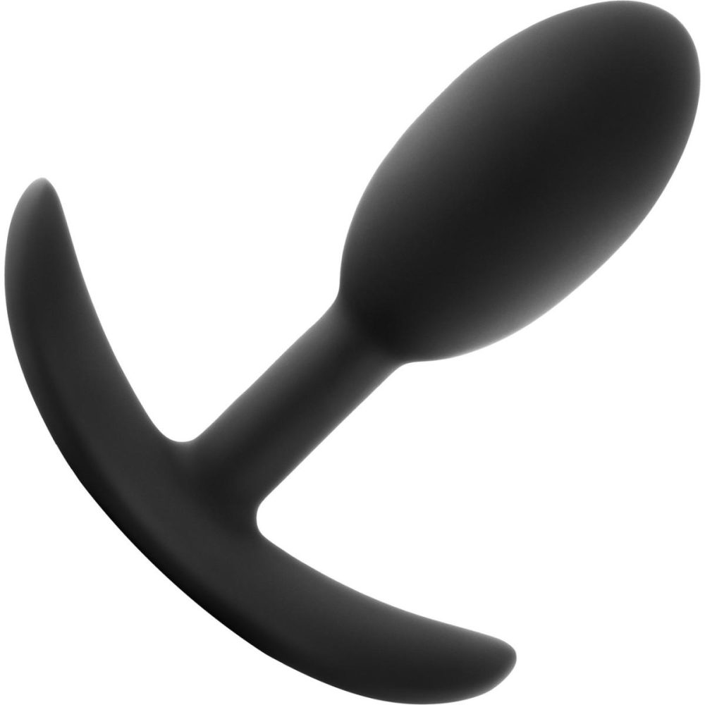 Butt Plugs & Probes | Anal Adventures Platinum Silicone Vibra Slim Plug – Black