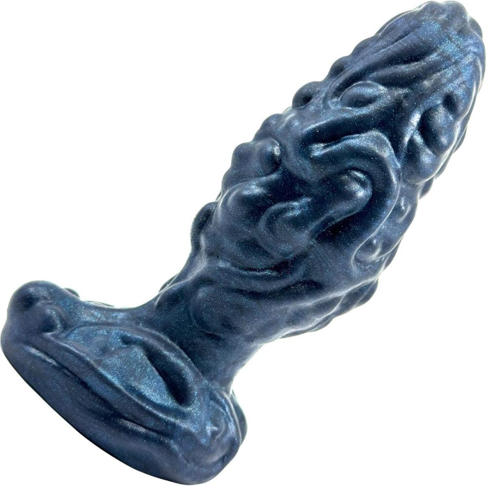 Butt Plugs & Probes | Asteroid Textured Silicone 4.5 Inch Anal Plug – Deep Space