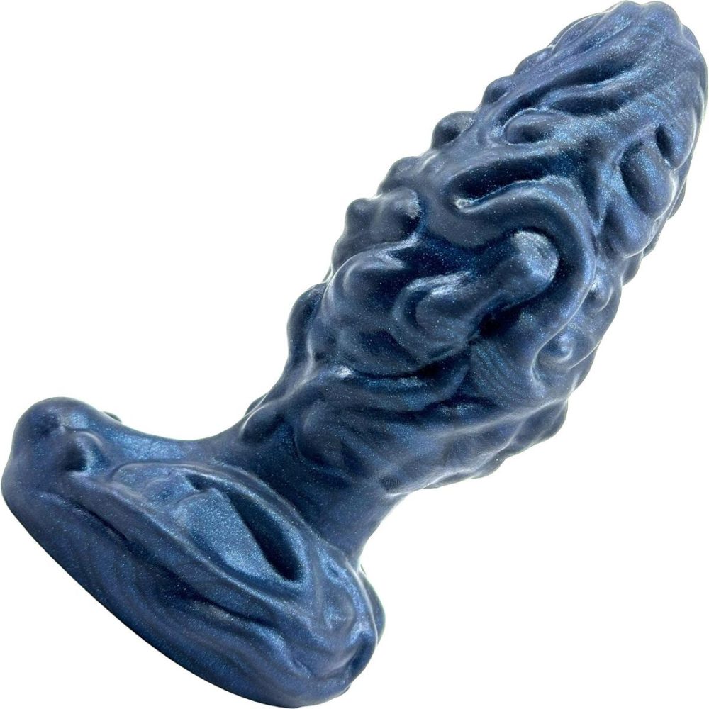 Butt Plugs & Probes | Asteroid Textured Silicone 5.5 Inch Anal Plug – Deep Space