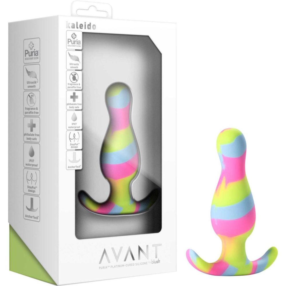 Butt Plugs & Probes | Avant Kaleido Silicone Butt Plug – Lime