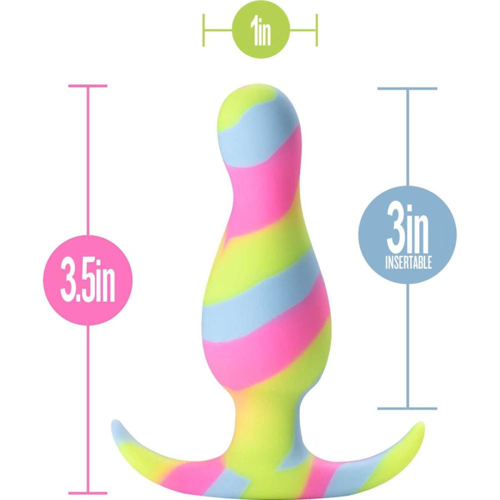 Butt Plugs & Probes | Avant Kaleido Silicone Butt Plug – Lime