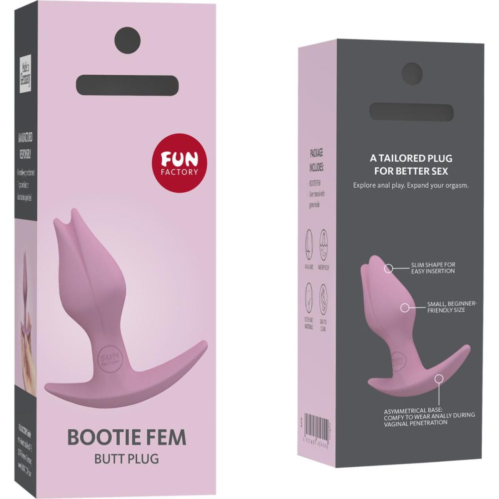 Butt Plugs & Probes | Bootie Fem Silicone Anal Plug – Rose