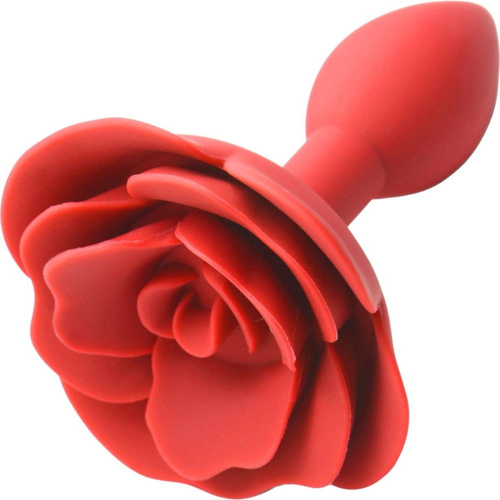 Butt Plugs & Probes | Booty Bloom Silicone Rose Butt Plug – Small